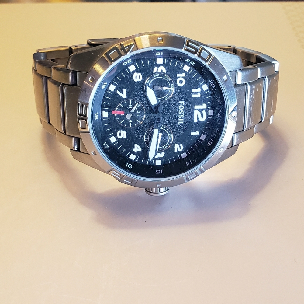 Men's Fossil Watch Stainless Steel Link BQ*9401